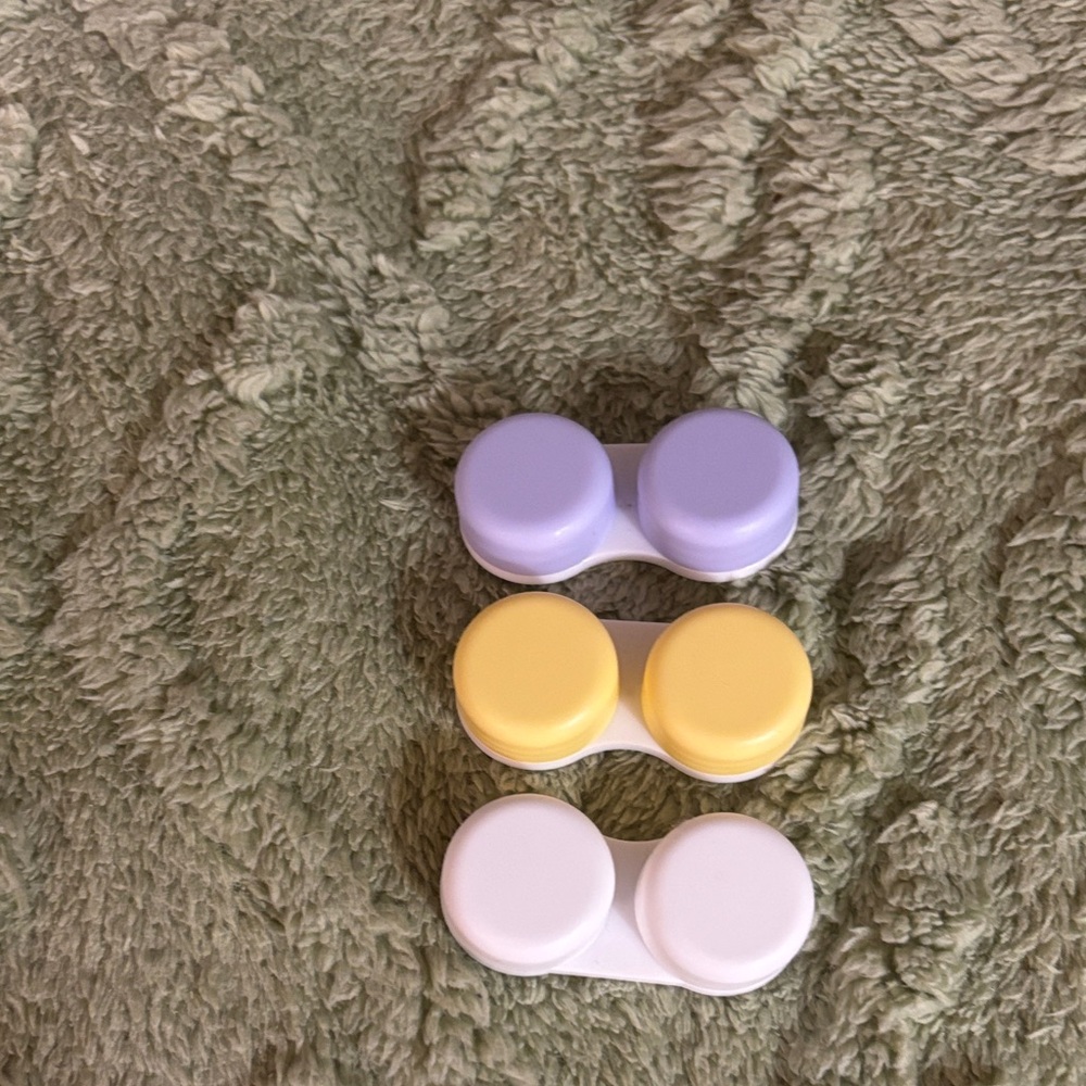 Colorful Contact Lens Cases